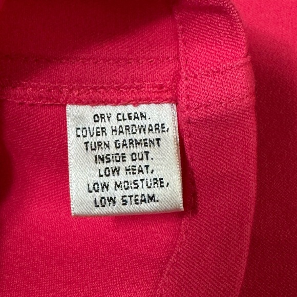 St. John Sport Pink Straight Leg Mid Rise Dressy Pants Size 4 - Picture 8 of 13